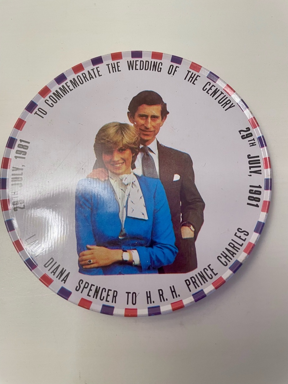 HRH Prince Charles & Lady Diana Spencer ‘s Wedding 29th  July 1981  Coaster